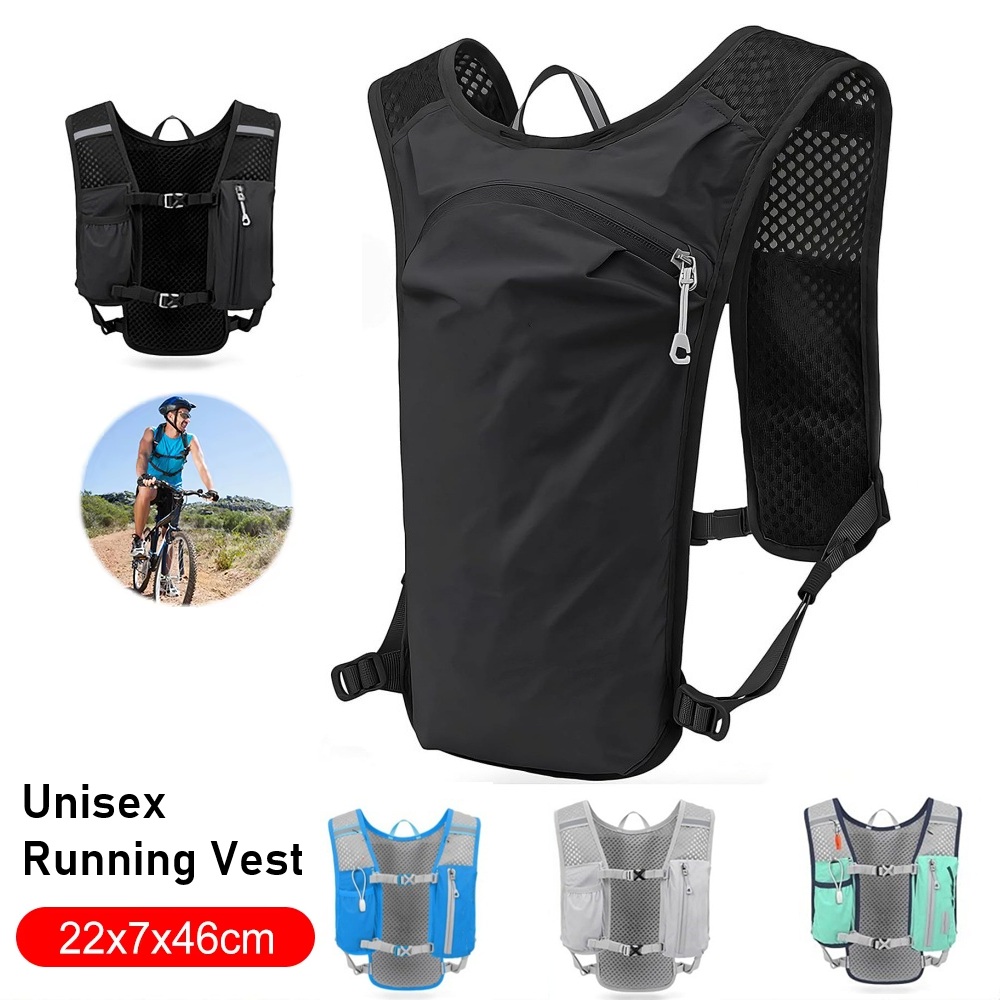 Cycling Gear Store - กระเป๋าเป้สะพายหลังมอเตอร์ไซค์แบบระบายอากาศได้ สำหรับปั่นจักรยาน วิ่ง เดินป่า ขี่จักรยาน ออฟโรด