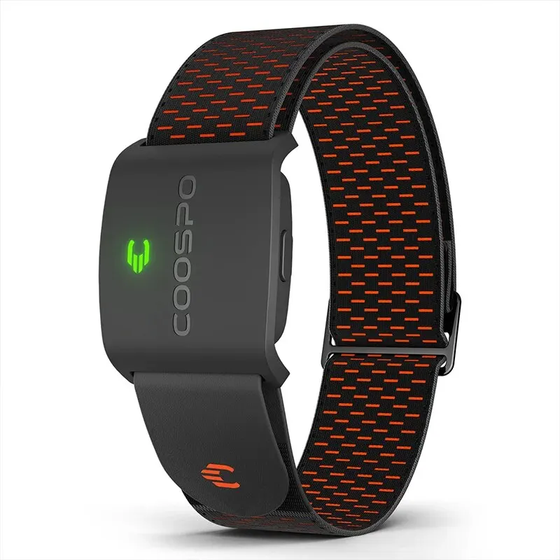 Cycling Zwift - COOSPO HW9 อุปกรณ์วัดอัตราการเต้นของหัวใจแบบสายรัดแขน พร้อมเซ็นเซอร์ HRM สำหรับการวัดโซน