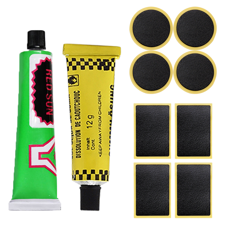 Bike Tube Repair Kit - จักรยาน Ban AUS ชุดซ่อมชุดเครื่องมือจักรยานยางยาง Patching กาวยางกาวซ่อมเครื่องมือ
