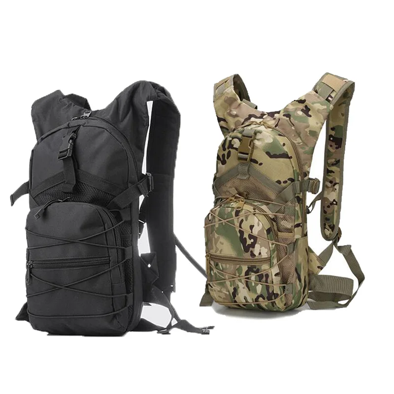Cycling Gear Travel Bag - 15L MOLLE กระเป๋าเป้สะพายหลังกีฬากลางแจ้งจักรยาน Pack ขี่จักรยานปีนเขาเดินป่า Trekking
