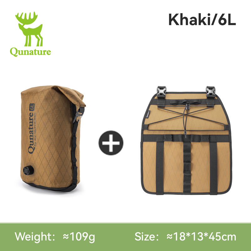 Cycling Gear Travel Bag - กระเป๋าจักรยาน Qunature 6/12 ลิตร กันน้ำได้อย่างสมบูรณ์แบบ พร้อมถุงบีบอัดน้ำหนักเบา