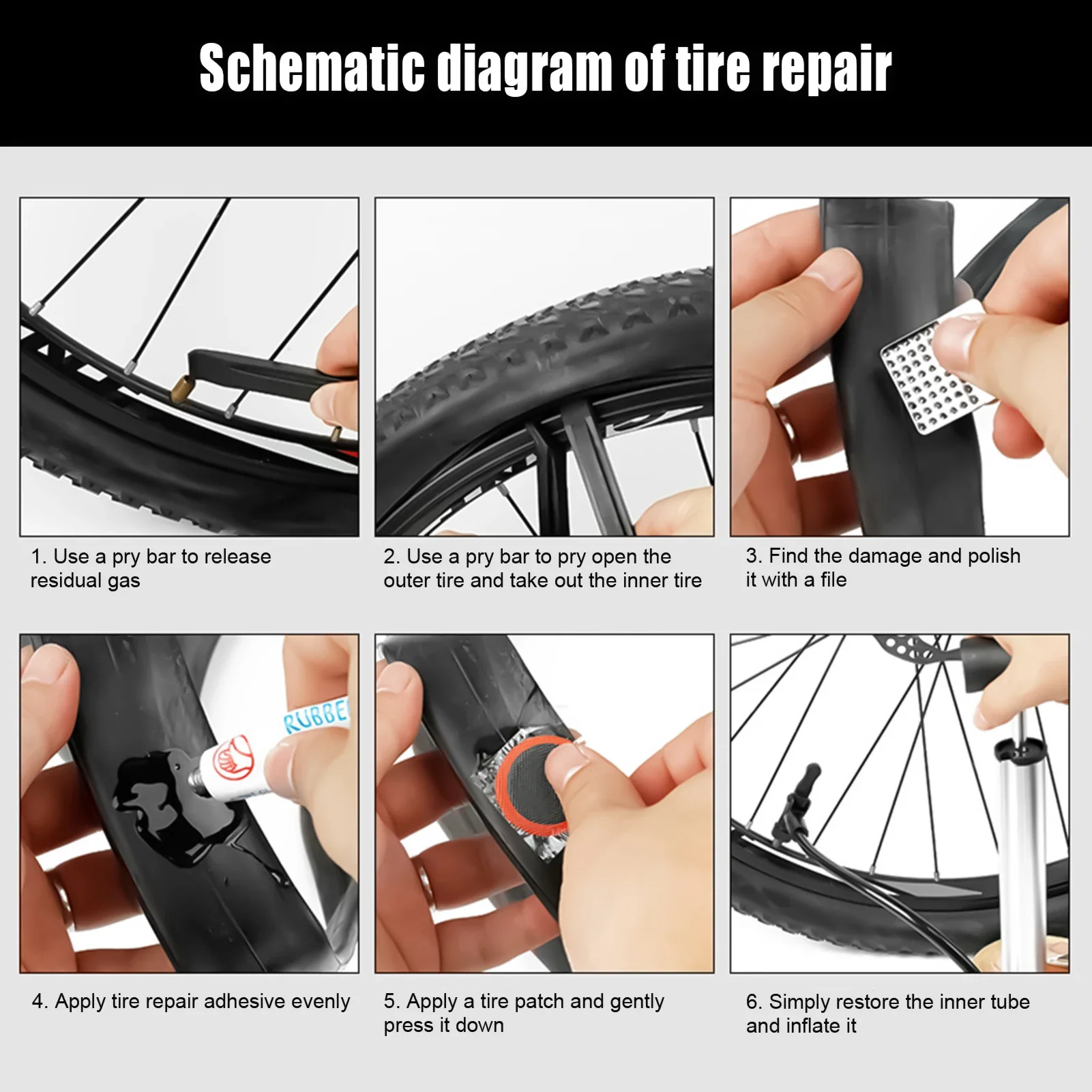 2026-ชุดซ่อมยางจักรยาน พกพาสะด - Bike Tube Repair Kit บทวิจารณ์และราคา