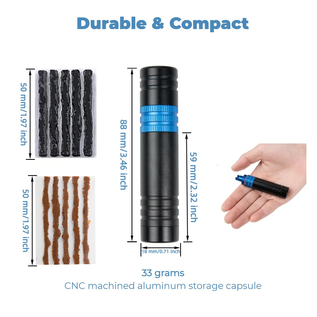 ชุดซ่อมยางจักรยานแบบไม่มียางใน - Bike Tube Repair Kit บทวิจารณ์และราคา