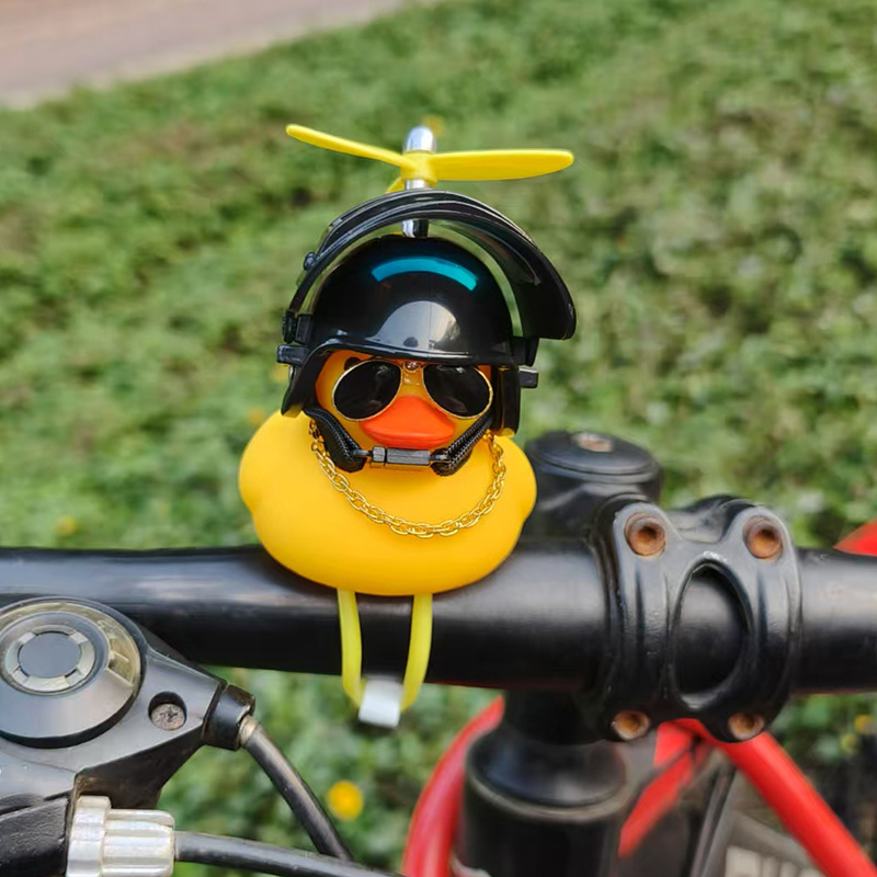 เป็ดยางน่ารักจักรยานHandlebarจ - Yellow Cycling Gear บทวิจารณ์และราคา