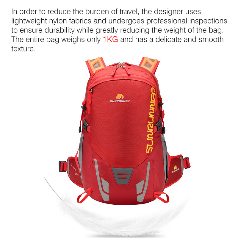 35L กระเป๋าเป้สะพายหลังเดินป่า - Cycling Gear Travel Bag บทวิจารณ์และราคา