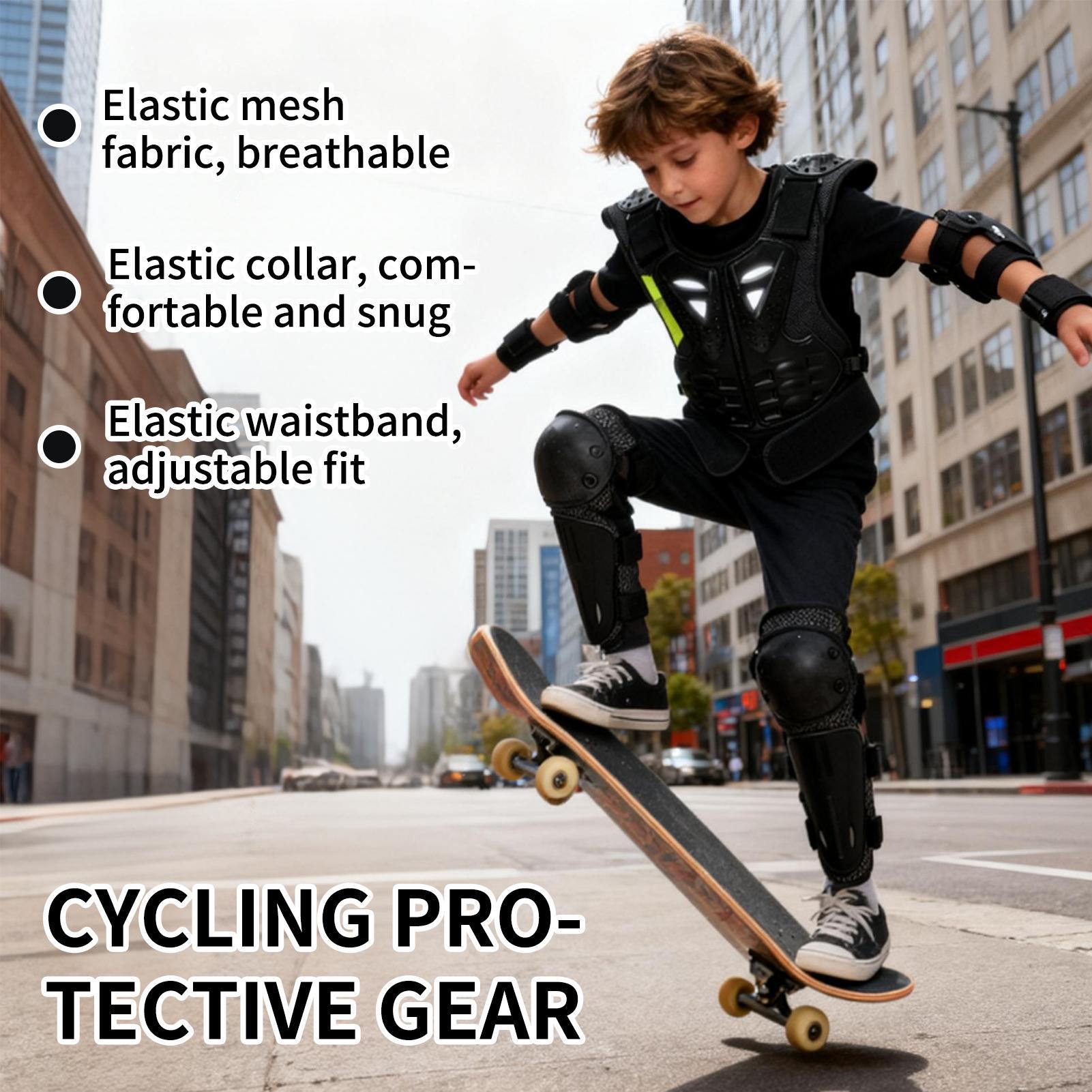 ชุดป้องกันหน้าอกสำหรับวิบากสำห - Cycling Gear Kids บทวิจารณ์และราคา