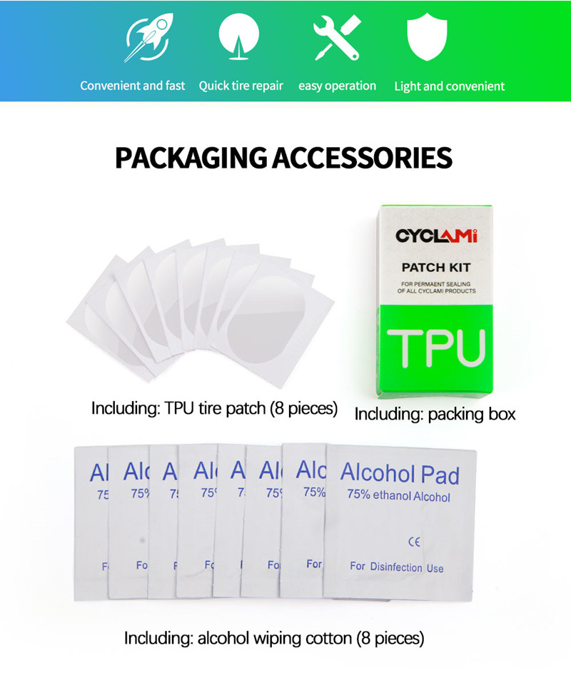 ใหม่ Penambal Ban TPU หลอด CYC - Bike Tube Repair Kit บทวิจารณ์และราคา