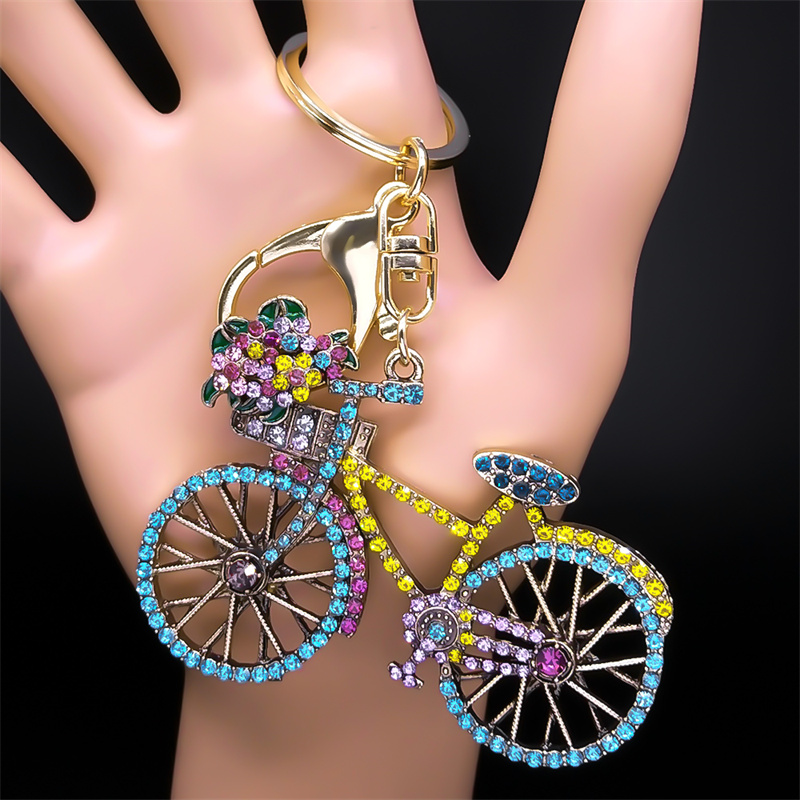 คริสตัลสีสันจักรยานดอกไม้จักรย - Yellow Cycling Gear บทวิจารณ์และราคา