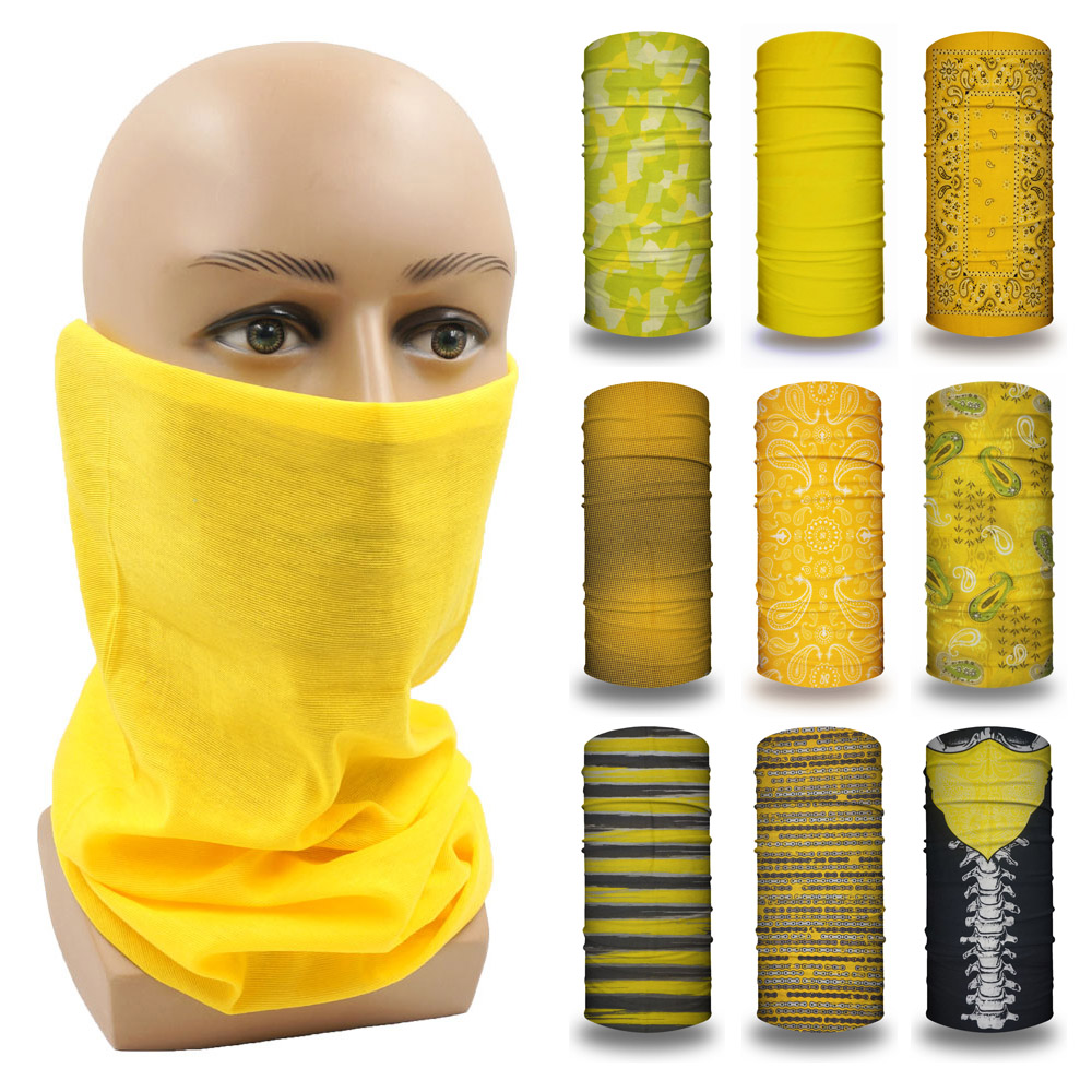 ผ้าโพกหัวสีเหลืองสำหรับกลางแจ้ - Yellow Cycling Gear บทวิจารณ์และราคา