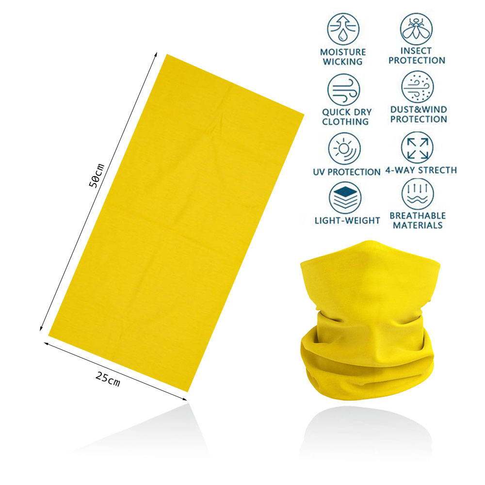 ผ้าโพกหัวสีเหลืองสำหรับกลางแจ้ - Yellow Cycling Gear บทวิจารณ์และราคา