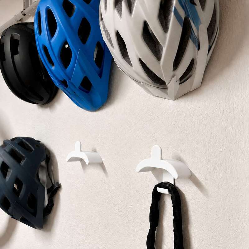ที่แขวนหมวกกันน็อคจักรยานแบบติ - Cycling Gear Indoor บทวิจารณ์และราคา