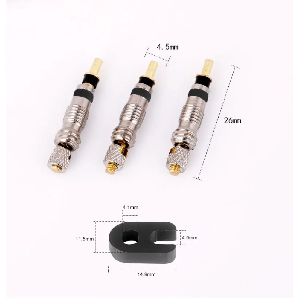 6/18 ชิ้น อะแดปเตอร์หัวจ่ายลมแ - Bike Tube Repair Kit บทวิจารณ์และราคา