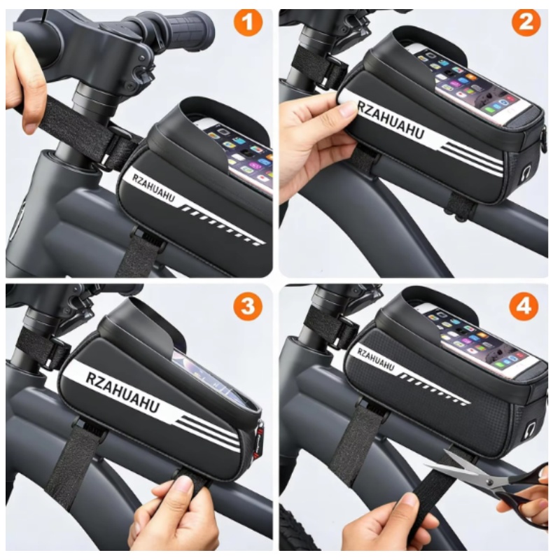กระเป๋าเก็บโทรศัพท์ติดที่บังแด - Cycling Gear Travel Bag บทวิจารณ์และราคา