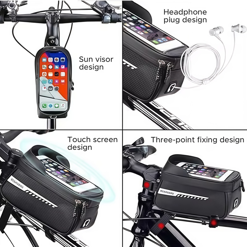 กระเป๋าเก็บโทรศัพท์ติดที่บังแด - Cycling Gear Travel Bag บทวิจารณ์และราคา