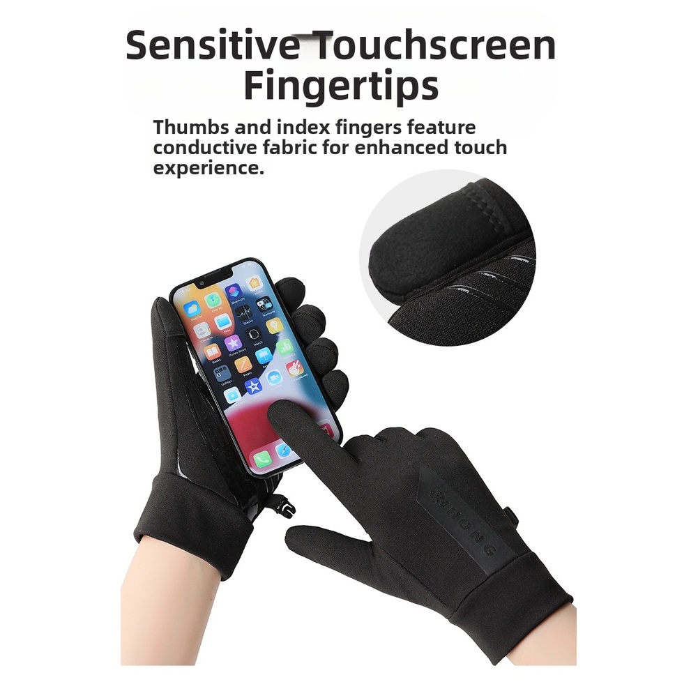 ถุงมือหน้าจอสัมผัสฤดูหนาวสำหรั - Cycling Gear Cold Weather บทวิจารณ์และราคา
