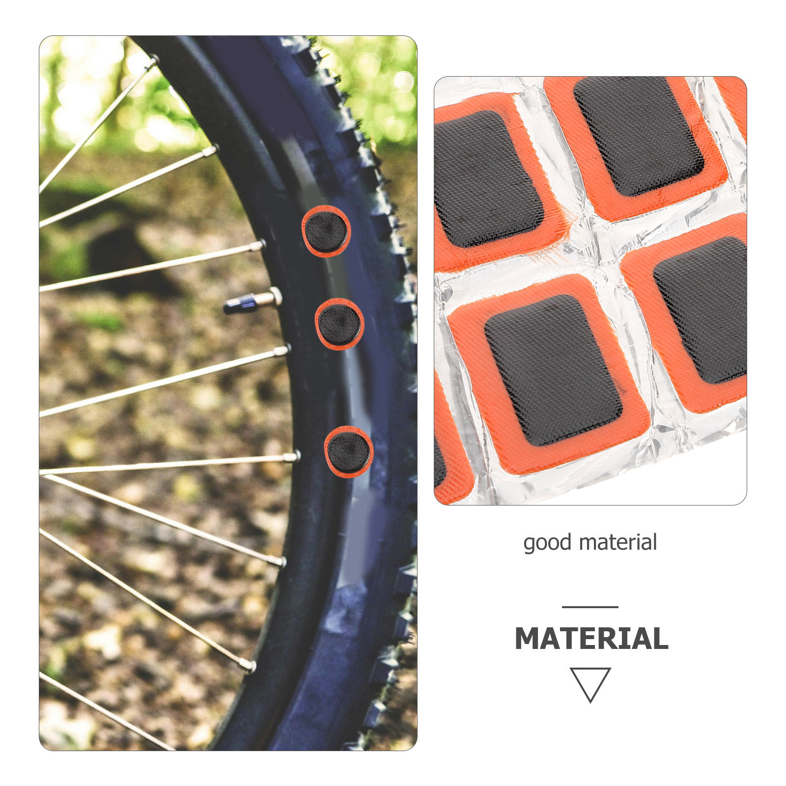 ชุดซ่อมยางจักรยาน 2 แผ่น วัสดุ - Bike Tube Repair Kit บทวิจารณ์และราคา