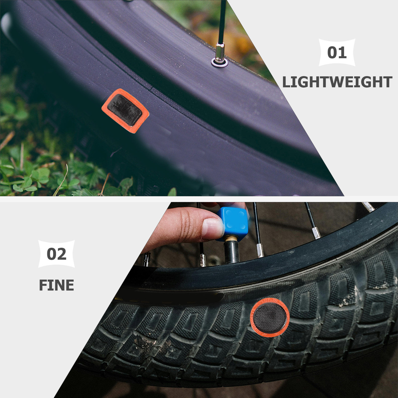 ชุดซ่อมยางจักรยาน 2 แผ่น วัสดุ - Bike Tube Repair Kit บทวิจารณ์และราคา