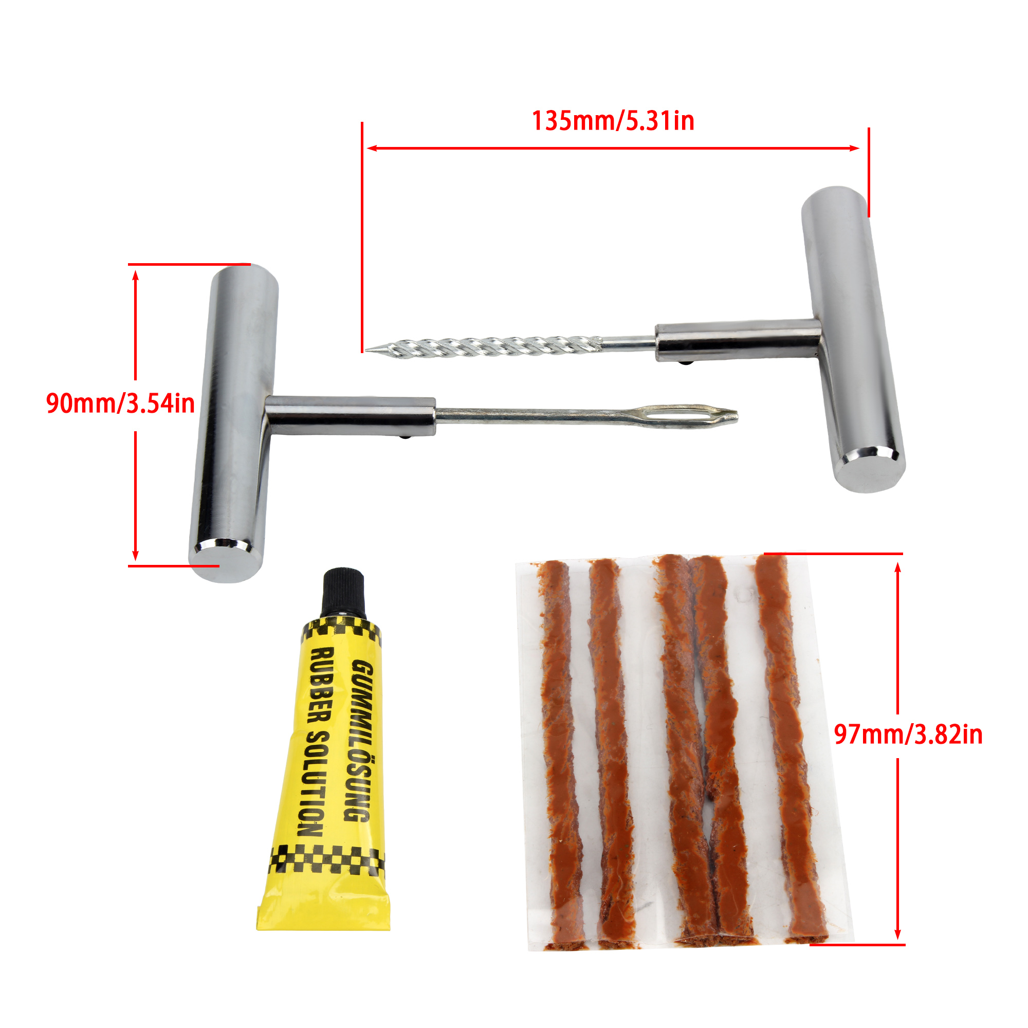 Universal รถจักรยานยนต์ยางซ่อม - Bike Tube Repair Kit บทวิจารณ์และราคา