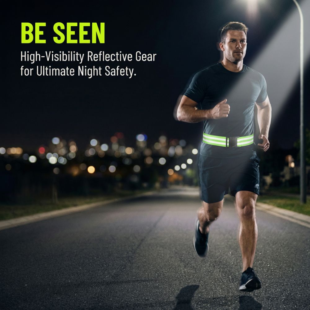 2 ชิ้นเข็มขัดสะท้อนแสงแบบยืดได - Yellow Cycling Gear บทวิจารณ์และราคา