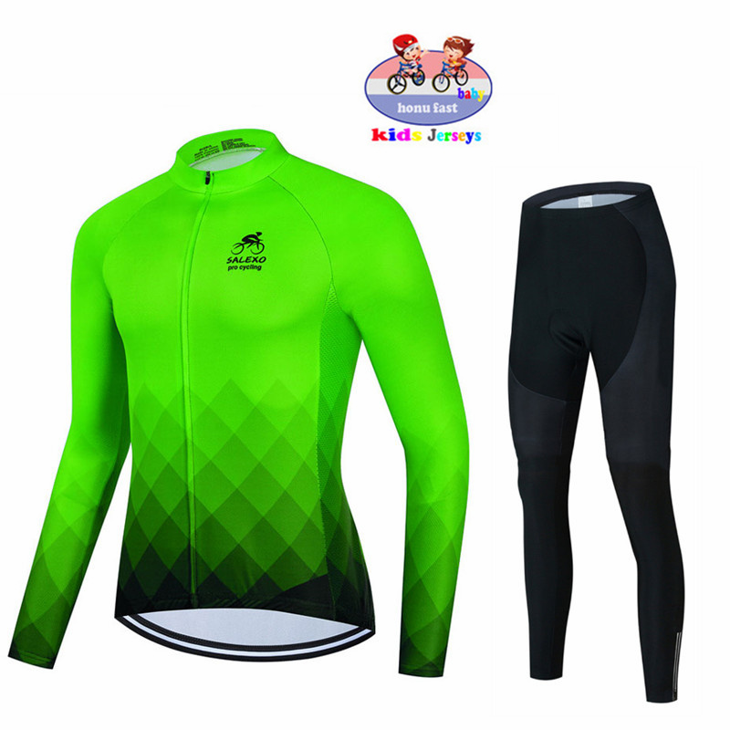 เสื้อจักรยานเด็กผู้ชาย ฤดูใบไม - Cycling Gear Kids บทวิจารณ์และราคา