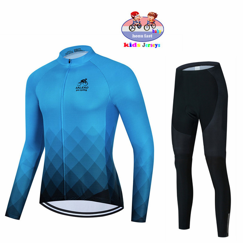 เสื้อจักรยานเด็กผู้ชาย ฤดูใบไม - Cycling Gear Kids บทวิจารณ์และราคา