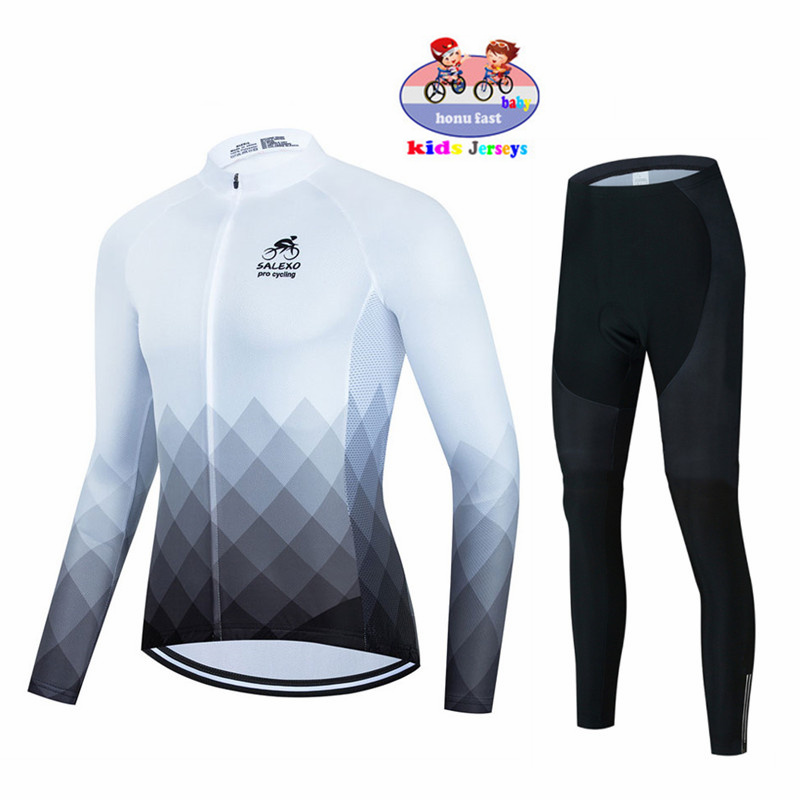 เสื้อจักรยานเด็กผู้ชาย ฤดูใบไม - Cycling Gear Kids บทวิจารณ์และราคา