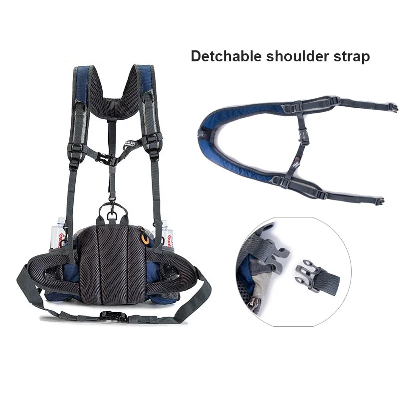 กีฬากลางแจ้งเอวกระเป๋าเดินป่าข - Cycling Gear Travel Bag บทวิจารณ์และราคา