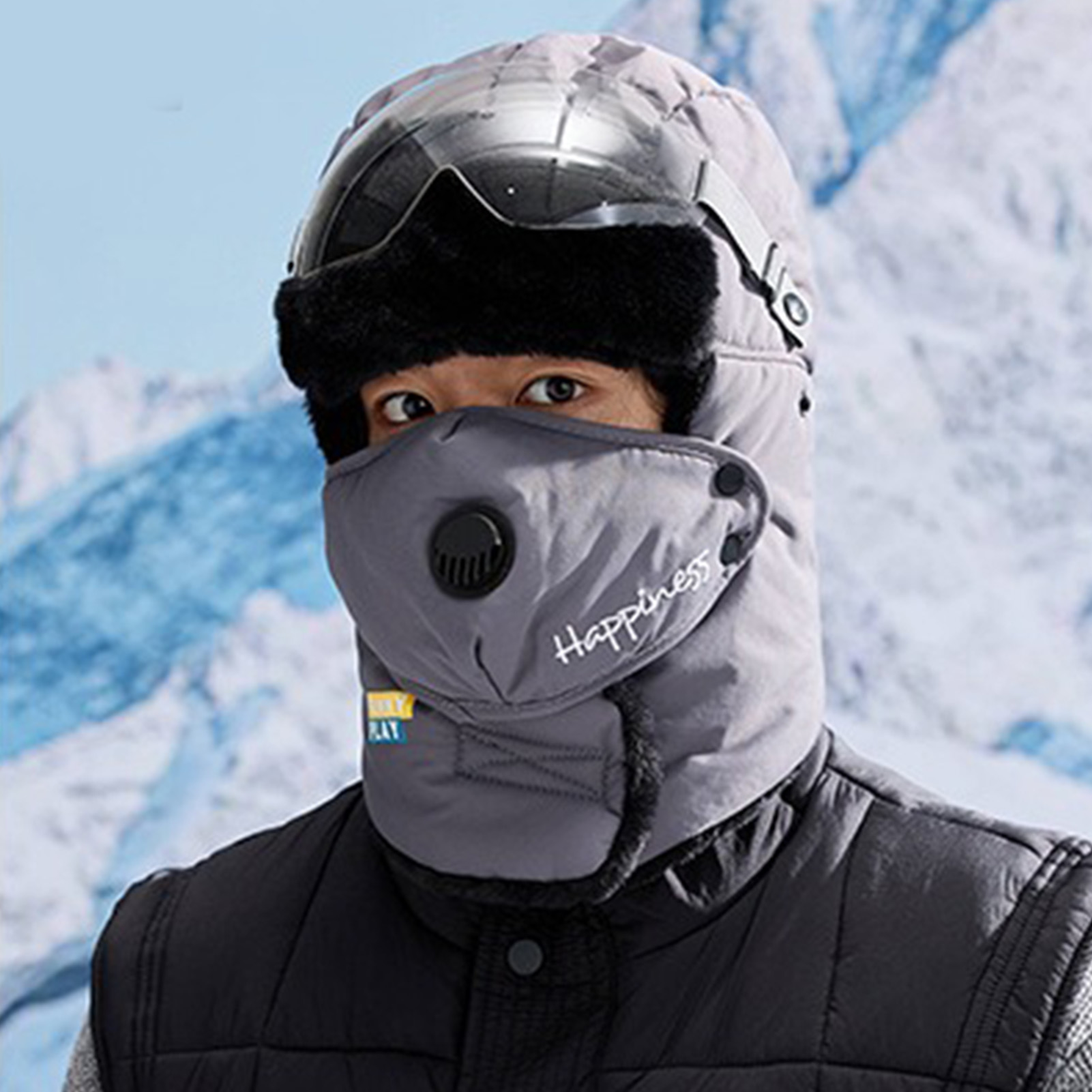 หมวกกันหนาวแบบหนาบุขนแกะสำหรับ - Cycling Gear Cold Weather บทวิจารณ์และราคา