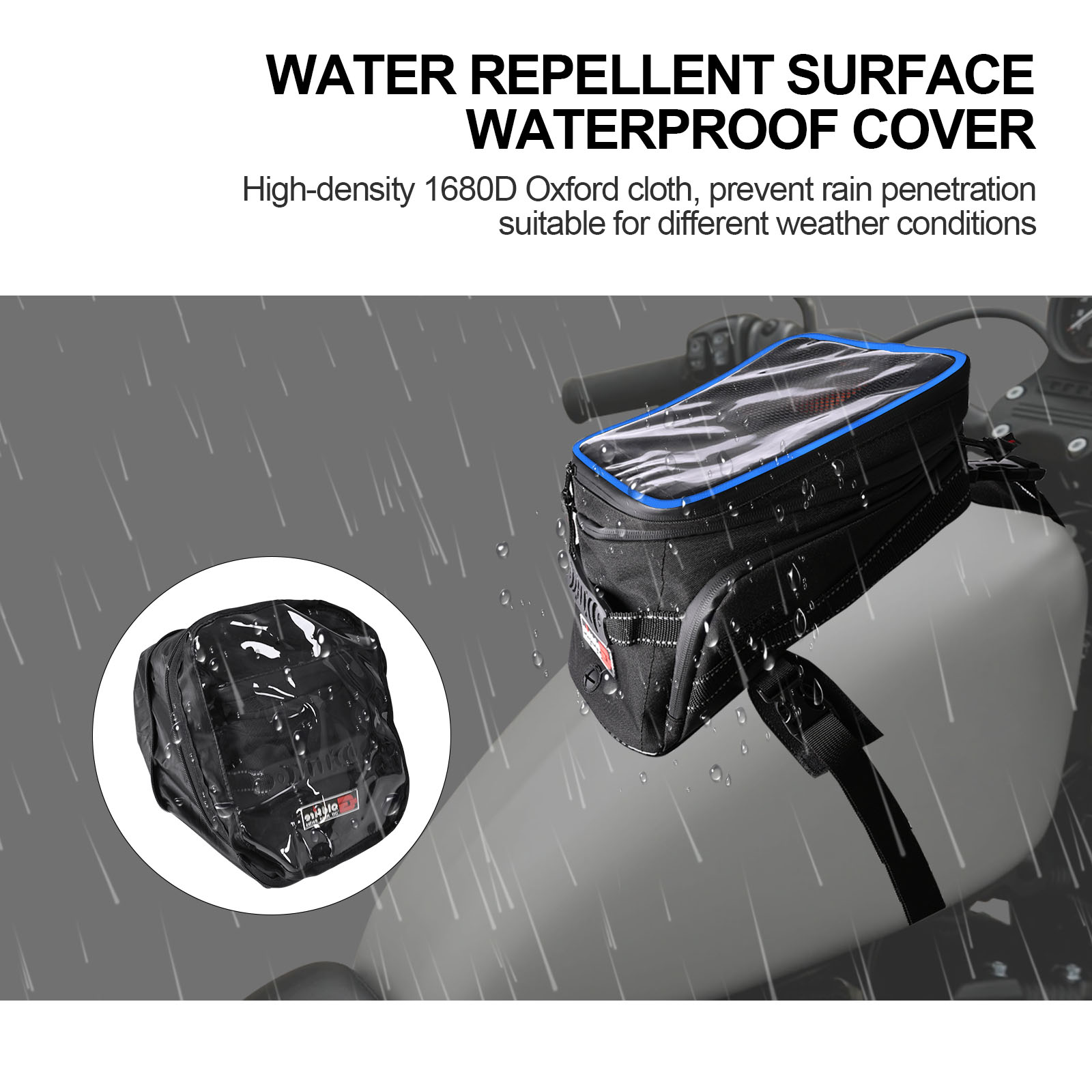 กระเป๋าแทงค์มอเตอร์ไซค์แบบขยาย - Cycling Gear Travel Bag บทวิจารณ์และราคา