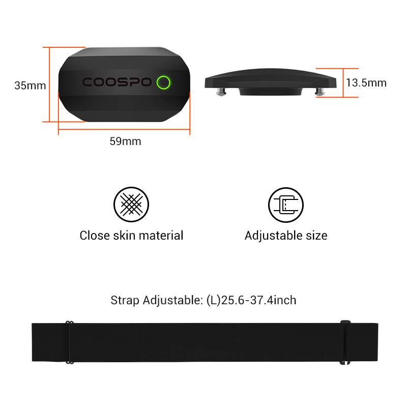 COOSPO H808S Heart Rate Sensor - Cycling Zwift บทวิจารณ์และราคา