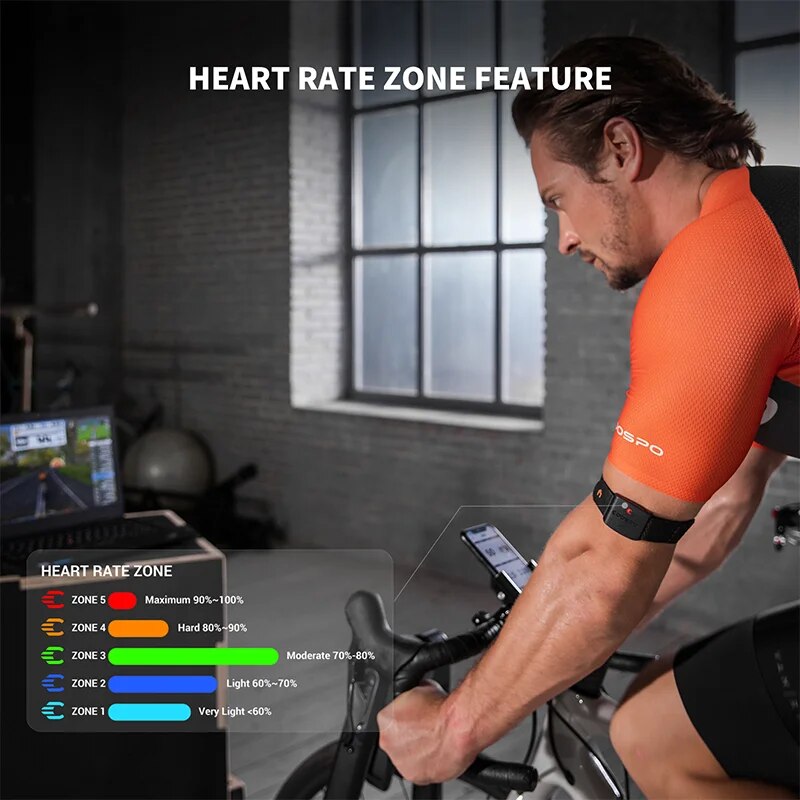 COOSPO HW9 Armband Heart Rate  - Cycling Zwift บทวิจารณ์และราคา