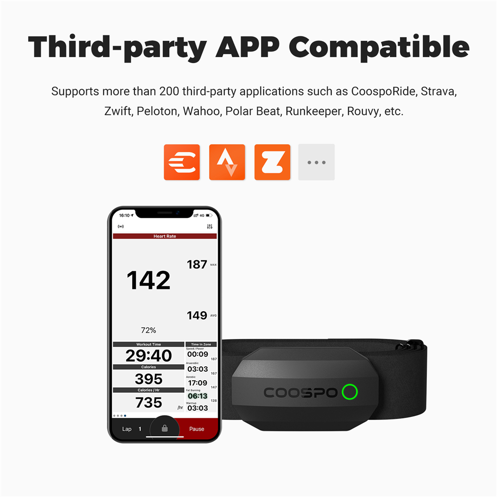COOSPO H808S Heart Rate Sensor - Cycling Zwift บทวิจารณ์และราคา